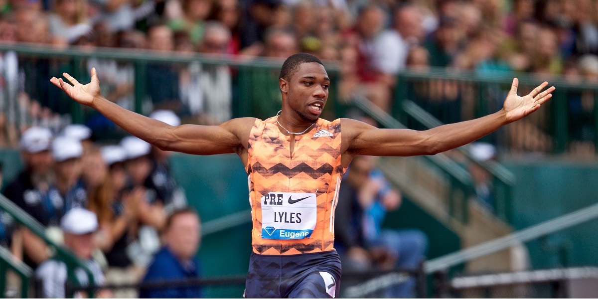 WORLD LEADER NOAH LYLES HEADLINES MEN’S 100M FIELD IN BIRMINGHAM 
