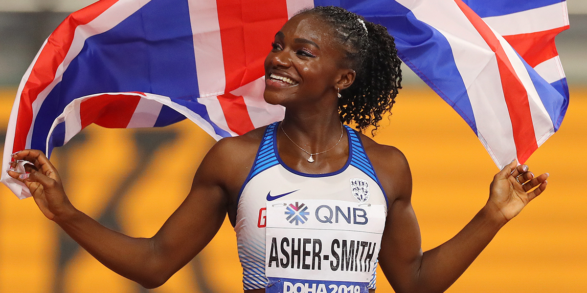 SENSATIONAL 100M SILVER FOR DINA ASHER-SMITH AT THE IAAF WORLD CHAMPIONSHIPS